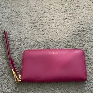 Vera Bradley magenta leather wallet